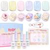 imageBeetles Neon Gel Nail Polish  Beetles Summer Voyage Sunstripe Summer Nails 6 Colors Summer Gel Nail Polish Set Soak Off UV LED Neon Nails LongLasting Manicure Salon DIY for HolidayEaster Pastel Whip
