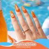 imageBeetles Neon Gel Nail Polish  Beetles Summer Voyage Sunstripe Summer Nails 6 Colors Summer Gel Nail Polish Set Soak Off UV LED Neon Nails LongLasting Manicure Salon DIY for HolidayM  Creme Orange  Citrus Pop