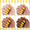 imageBeetles Neon Gel Nail Polish  Beetles Summer Voyage Sunstripe Summer Nails 6 Colors Summer Gel Nail Polish Set Soak Off UV LED Neon Nails LongLasting Manicure Salon DIY for Holiday0Lemon Stripe