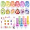 imageBeetles Neon Gel Nail Polish  Beetles Summer Voyage Sunstripe Summer Nails 6 Colors Summer Gel Nail Polish Set Soak Off UV LED Neon Nails LongLasting Manicure Salon DIY for Holiday000Fruit Magnet