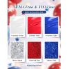 imageBeetles 4th of July Nails Gel Nail Polish Kit with U V Light 6 Colors Red White Blue Independence Day Nail Gift Set HEMAFree TPOFree Gel Polish Base Top Coat Stickers Nail Art Tools DIY for Women4th of July
