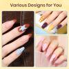 imageBeetles 4th of July Nails Gel Nail Polish Kit with U V Light 6 Colors Red White Blue Independence Day Nail Gift Set HEMAFree TPOFree Gel Polish Base Top Coat Stickers Nail Art Tools DIY for WomenLuliCore Polka