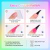 imageBeetles 4th of July Nails Gel Nail Polish Kit with U V Light 6 Colors Red White Blue Independence Day Nail Gift Set HEMAFree TPOFree Gel Polish Base Top Coat Stickers Nail Art Tools DIY for WomenNeon Summer