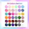 imageBeetles 4th of July Nails Gel Nail Polish Kit with U V Light 6 Colors Red White Blue Independence Day Nail Gift Set HEMAFree TPOFree Gel Polish Base Top Coat Stickers Nail Art Tools DIY for WomenYear in Shades