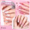 imageBeetles Deal Box Jelly Gel Nail Polish Set Summer Pink Milky White Black Green Cat Eye Jelly Veil Gel Polish Set HEMAFree TPOFree Base Top Coat 36 PCS 25 Colors UV LED Needed DIY Salon Home Gifts000Nude Paradise