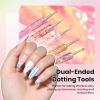 imageBeetles Deal Box Jelly Gel Nail Polish Set Summer Pink Milky White Black Green Cat Eye Jelly Veil Gel Polish Set HEMAFree TPOFree Base Top Coat 36 PCS 25 Colors UV LED Needed DIY Salon Home Gifts25pcs Nail Art Brushes