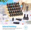 imageBeetles Deal Box Jelly Gel Nail Polish Set Summer Pink Milky White Black Green Cat Eye Jelly Veil Gel Polish Set HEMAFree TPOFree Base Top Coat 36 PCS 25 Colors UV LED Needed DIY Salon Home GiftsIsland Holiday