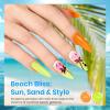 imageBeetles Deal Box Jelly Gel Nail Polish Set Summer Pink Milky White Black Green Cat Eye Jelly Veil Gel Polish Set HEMAFree TPOFree Base Top Coat 36 PCS 25 Colors UV LED Needed DIY Salon Home GiftsIsland Holiday