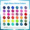 imageBeetles Deal Box Jelly Gel Nail Polish Set Summer Pink Milky White Black Green Cat Eye Jelly Veil Gel Polish Set HEMAFree TPOFree Base Top Coat 36 PCS 25 Colors UV LED Needed DIY Salon Home GiftsIsland Holiday