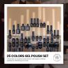 imageBeetles Deal Box Jelly Gel Nail Polish Set Summer Pink Milky White Black Green Cat Eye Jelly Veil Gel Polish Set HEMAFree TPOFree Base Top Coat 36 PCS 25 Colors UV LED Needed DIY Salon Home Gifts00 Catwalk Tonal Hues