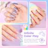 imageBeetles Deal Box Jelly Gel Nail Polish Set Summer Pink Milky White Black Green Cat Eye Jelly Veil Gel Polish Set HEMAFree TPOFree Base Top Coat 36 PCS 25 Colors UV LED Needed DIY Salon Home GiftsDreamland Unicorn