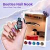 imageBeetles Deal Box Jelly Gel Nail Polish Set Summer Pink Milky White Black Green Cat Eye Jelly Veil Gel Polish Set HEMAFree TPOFree Base Top Coat 36 PCS 25 Colors UV LED Needed DIY Salon Home Gifts0100 Colors Beetles Nail Nook