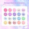imageBeetles Deal Box Jelly Gel Nail Polish Set Summer Pink Milky White Black Green Cat Eye Jelly Veil Gel Polish Set HEMAFree TPOFree Base Top Coat 36 PCS 25 Colors UV LED Needed DIY Salon Home GiftsDreamland Unicorn