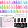 imageBeetles Deal Box Jelly Gel Nail Polish Set Summer Pink Milky White Black Green Cat Eye Jelly Veil Gel Polish Set HEMAFree TPOFree Base Top Coat 36 PCS 25 Colors UV LED Needed DIY Salon Home Gifts0Rainbow Dreamscape