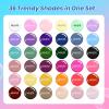 imageBeetles Deal Box Jelly Gel Nail Polish Set Summer Pink Milky White Black Green Cat Eye Jelly Veil Gel Polish Set HEMAFree TPOFree Base Top Coat 36 PCS 25 Colors UV LED Needed DIY Salon Home Gifts000 Deal Box Harmony Palette Gel Polish Set