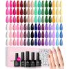 imageBeetles Deal Box Jelly Gel Nail Polish Set Summer Pink Milky White Black Green Cat Eye Jelly Veil Gel Polish Set HEMAFree TPOFree Base Top Coat 36 PCS 25 Colors UV LED Needed DIY Salon Home GiftsFingertips Canvas Collection