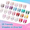imageBeetles Deal Box Jelly Gel Nail Polish Set Summer Pink Milky White Black Green Cat Eye Jelly Veil Gel Polish Set HEMAFree TPOFree Base Top Coat 36 PCS 25 Colors UV LED Needed DIY Salon Home Gifts000 Deal Box Jelly Veil Gel Polish Set