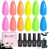 imageBeetles Green Spirit Cat Eye Gel Nail Polish Set  6 Colors Glitter Green Cat Eye Spring Gel Polish Kit Lime Emerald Olive Magnetic Shine Soak Off UV Manicure Gift for Women6 ColorsNeon Light