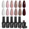 imageBeetles Green Spirit Cat Eye Gel Nail Polish Set  6 Colors Glitter Green Cat Eye Spring Gel Polish Kit Lime Emerald Olive Magnetic Shine Soak Off UV Manicure Gift for Women000Coffee Time