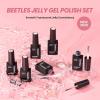 imageBeetles Green Spirit Cat Eye Gel Nail Polish Set  6 Colors Glitter Green Cat Eye Spring Gel Polish Kit Lime Emerald Olive Magnetic Shine Soak Off UV Manicure Gift for Women00Drunken Rose