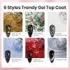 imageBeetles Green Spirit Cat Eye Gel Nail Polish Set  6 Colors Glitter Green Cat Eye Spring Gel Polish Kit Lime Emerald Olive Magnetic Shine Soak Off UV Manicure Gift for Women6Pcs Glitter Gel Top Coat Set