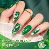 imageBeetles Green Spirit Cat Eye Gel Nail Polish Set  6 Colors Glitter Green Cat Eye Spring Gel Polish Kit Lime Emerald Olive Magnetic Shine Soak Off UV Manicure Gift for Women000Green Spirit