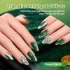imageBeetles Green Spirit Cat Eye Gel Nail Polish Set  6 Colors Glitter Green Cat Eye Spring Gel Polish Kit Lime Emerald Olive Magnetic Shine Soak Off UV Manicure Gift for Women000Green Spirit