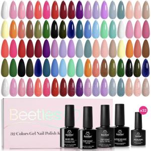 imageBeetles 4th of July Nails Gel Nail Polish Kit with U V Light 6 Colors Red White Blue Independence Day Nail Gift Set HEMAFree TPOFree Gel Polish Base Top Coat Stickers Nail Art Tools DIY for Women0Fingertip Palette