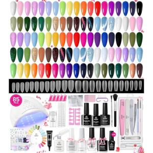 imageBeetles 4th of July Nails Gel Nail Polish Kit with U V Light 6 Colors Red White Blue Independence Day Nail Gift Set HEMAFree TPOFree Gel Polish Base Top Coat Stickers Nail Art Tools DIY for Women00Travel Diary