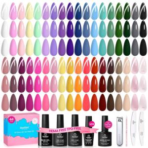 imageBeetles Deal Box Jelly Gel Nail Polish Set Summer Pink Milky White Black Green Cat Eye Jelly Veil Gel Polish Set HEMAFree TPOFree Base Top Coat 36 PCS 25 Colors UV LED Needed DIY Salon Home Gifts000 Deal Box Harmony Palette Gel Polish Set