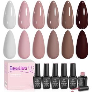 imageBeetles Green Spirit Cat Eye Gel Nail Polish Set  6 Colors Glitter Green Cat Eye Spring Gel Polish Kit Lime Emerald Olive Magnetic Shine Soak Off UV Manicure Gift for Women000Coffee Time