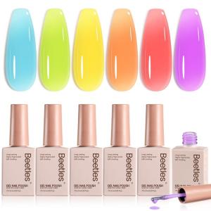 imageBeetles Green Spirit Cat Eye Gel Nail Polish Set  6 Colors Glitter Green Cat Eye Spring Gel Polish Kit Lime Emerald Olive Magnetic Shine Soak Off UV Manicure Gift for Women000Candy Spritz
