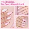 imageBeetles 2 Colors 8ML White Pink Gel Nail Polish Kit with U V Light 6 Pcs Gel Polish Set French Tip DIY Manicure Kit with Base amp Top Coat Nail File for Beginners Soak Off Gifts for Women2 ColorWhite and Pink
