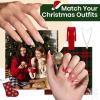 imageBeetles 2 Colors 8ML White Pink Gel Nail Polish Kit with U V Light 6 Pcs Gel Polish Set French Tip DIY Manicure Kit with Base amp Top Coat Nail File for Beginners Soak Off Gifts for Women1  Merry Glitz