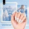 imageBeetles 2 Colors 8ML White Pink Gel Nail Polish Kit with U V Light 6 Pcs Gel Polish Set French Tip DIY Manicure Kit with Base amp Top Coat Nail File for Beginners Soak Off Gifts for Women0  1 ColorWhite