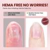 imageBeetles 22 Pcs HEMAFree Gel Nail Kit with U V Light  6 Color Pink Nude Red Pearl White Gel Polish Set Ethereal Glow GiftReady Package DIY Salon Portable Manicure Kit Mothers Day Gifts for WomenEthereal Glow