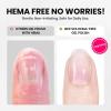 imageBeetles 22 Pcs HEMAFree Gel Nail Kit with U V Light  6 Color Pink Nude Red Pearl White Gel Polish Set Ethereal Glow GiftReady Package DIY Salon Portable Manicure Kit Mothers Day Gifts for WomenHemaFreeBlack