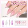 imageBeetles Deal Box Gel Nail Polish Kit with U V Light  20 Colors Gel Polish 40 Pcs Mix amp Muse Nail Kit with TPO amp HEMA Free Base and Top Coat DIY Nails Supplies Home Salon Manicure Set Gifts for Women1Sheer Daylight