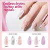 imageBeetles Deal Box Gel Nail Polish Kit with U V Light  20 Colors Gel Polish 40 Pcs Mix amp Muse Nail Kit with TPO amp HEMA Free Base and Top Coat DIY Nails Supplies Home Salon Manicure Set Gifts for Women000Soft Tint