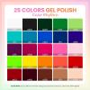 imageBeetles Deal Box Gel Nail Polish Kit with U V Light  20 Colors Gel Polish 40 Pcs Mix amp Muse Nail Kit with TPO amp HEMA Free Base and Top Coat DIY Nails Supplies Home Salon Manicure Set Gifts for WomenColor Rhythm