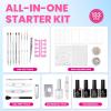 imageBeetles Deal Box Gel Nail Polish Kit with U V Light  20 Colors Gel Polish 40 Pcs Mix amp Muse Nail Kit with TPO amp HEMA Free Base and Top Coat DIY Nails Supplies Home Salon Manicure Set Gifts for Women1  Infinite Inspirations