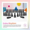 imageBeetles Deal Box Gel Nail Polish Kit with U V Light  20 Colors Gel Polish 40 Pcs Mix amp Muse Nail Kit with TPO amp HEMA Free Base and Top Coat DIY Nails Supplies Home Salon Manicure Set Gifts for WomenColor Rhythm