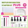 imageBeetles Deal Box Gel Nail Polish Kit with U V Light  20 Colors Gel Polish 40 Pcs Mix amp Muse Nail Kit with TPO amp HEMA Free Base and Top Coat DIY Nails Supplies Home Salon Manicure Set Gifts for Women0  Four Seasons Glow PRO