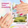 imageBeetles Deal Box Gel Nail Polish Kit with U V Light  20 Colors Gel Polish 40 Pcs Mix amp Muse Nail Kit with TPO amp HEMA Free Base and Top Coat DIY Nails Supplies Home Salon Manicure Set Gifts for WomenCold Shoulder