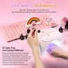 imageBeetles Deal Box Gel Nail Polish Kit with U V Light  20 Colors Gel Polish 40 Pcs Mix amp Muse Nail Kit with TPO amp HEMA Free Base and Top Coat DIY Nails Supplies Home Salon Manicure Set Gifts for WomenColor Rhythm