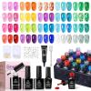 imageBeetles Deal Box Gel Nail Polish Kit with U V Light  20 Colors Gel Polish 40 Pcs Mix amp Muse Nail Kit with TPO amp HEMA Free Base and Top Coat DIY Nails Supplies Home Salon Manicure Set Gifts for WomenSunbeam Jelly