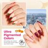 imageBeetles Deal Box Gel Nail Polish Kit with U V Light  20 Colors Gel Polish 40 Pcs Mix amp Muse Nail Kit with TPO amp HEMA Free Base and Top Coat DIY Nails Supplies Home Salon Manicure Set Gifts for WomenCold Shoulder
