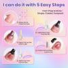 imageBeetles Deal Box Gel Nail Polish Kit with U V Light  20 Colors Gel Polish 40 Pcs Mix amp Muse Nail Kit with TPO amp HEMA Free Base and Top Coat DIY Nails Supplies Home Salon Manicure Set Gifts for Women1Illusion Glow