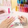 imageBeetles Deal Box Gel Nail Polish Kit with U V Light  20 Colors Gel Polish 40 Pcs Mix amp Muse Nail Kit with TPO amp HEMA Free Base and Top Coat DIY Nails Supplies Home Salon Manicure Set Gifts for Women1  Mood Mosaic