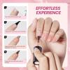 imageBeetles Deal Box Gel Nail Polish Kit with U V Light  32 Colors Studio Essentials Gel Polish 68 Pcs Nail Kit with TPO amp HEMA Free Base Coat Cat Eye Top Coat Home Salon DIY Nails Tools Gifts for Women01Crystal Ice Collection
